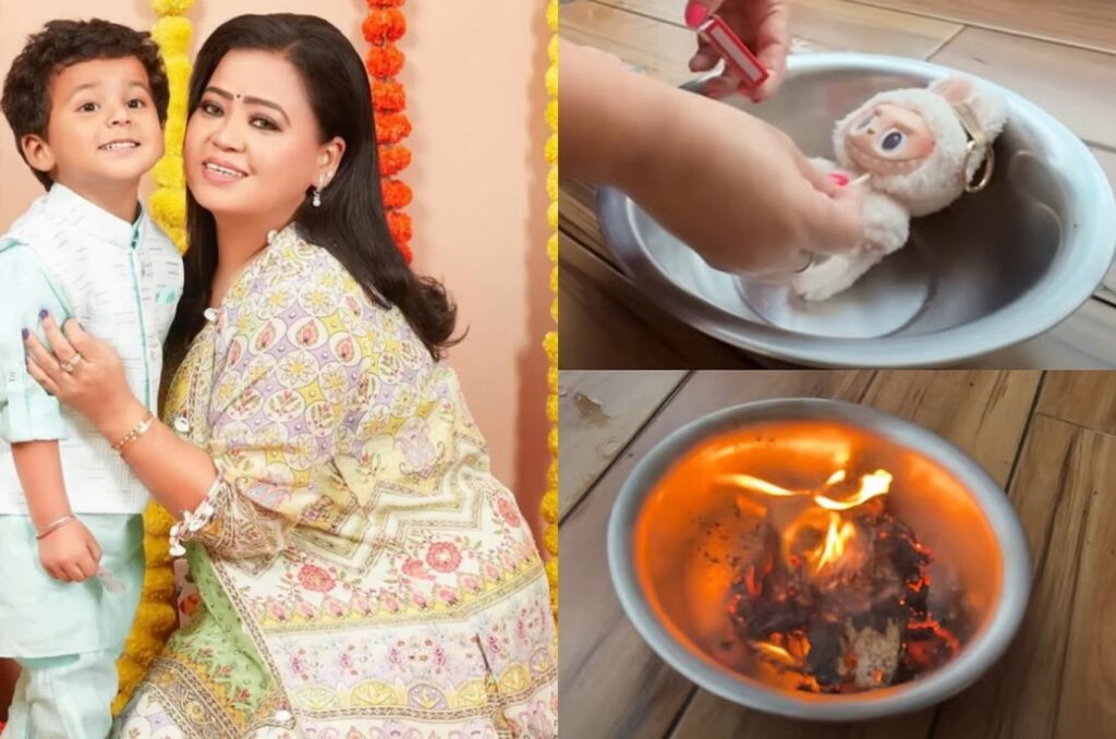 Bharti Singh Burns Son’s Labubu Doll After Claiming It Caused Disturbing Behavior: ‘Gola Says It Hits Me’