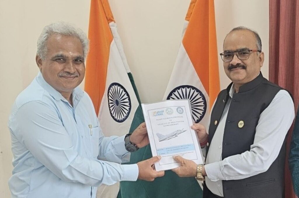 DGAQA accords flight clearance to LCA Tejas Mk1A from HAL’s Nashik division