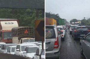 Heavy Traffic on Mumbai-Pune Expressway as Long Weekend Rush Begins