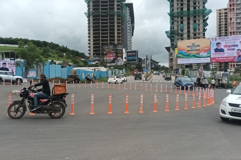 Pune: Temporary SM Ghule Circle In NIBM Annexe Reinstalled After Public Outcry; Citizens Demand Transparency And Legal Compliance