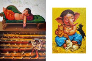 Prarambh: Rajesh Kedare’s Solo Ganesha Art Exhibition in Pune Open Till August 24