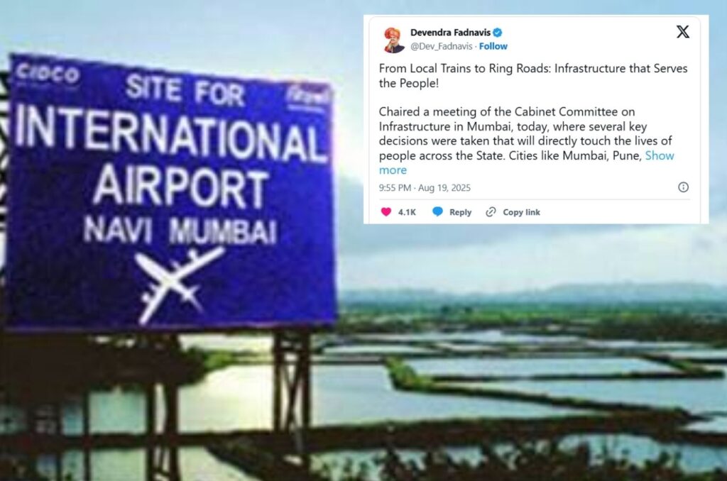 Maharashtra Govt Approves 25-km Elevated Road Linking Thane To Navi Mumbai Airport 