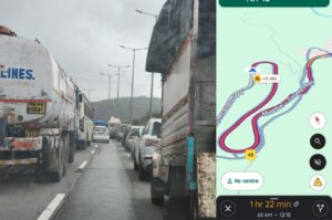 Mumbai–Pune Expressway Traffic Update: Long Jams As Devotees Head to Konkan for Ganeshotsav