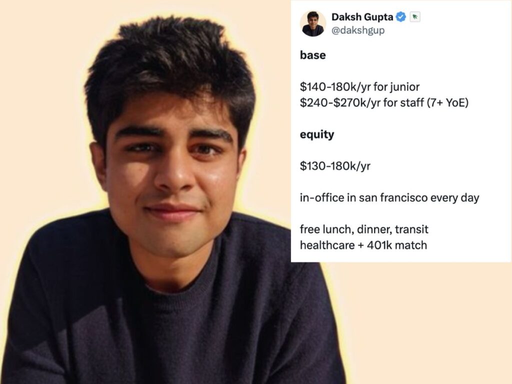 Rs.1.5 Crore Salary for Juniors? Meet the 23-year-Old Indian-Origin CEO Making Waves in Silicon Valley with his Unusual Work Culture