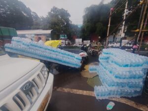 Pune Division Of Central Railway Seized 1284 Unauthorized Packaged Drinking Water Bottles From Station