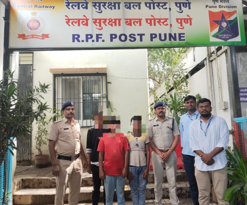 RPF Pune Rescues 8 Minor Boys Under ‘Operation Nanhe Farishtey’ At Pune Railway Station