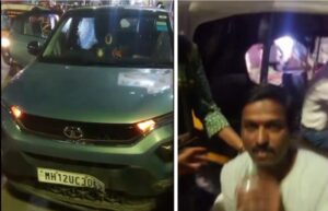 Pune: Speeding Car Rams PMPML Bus, Leaves Two Bikers Critically Injured In Wanowrie