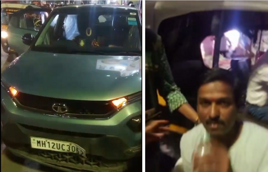 Pune: Speeding Car Rams PMPML Bus, Leaves Two Bikers Critically Injured In Wanowrie