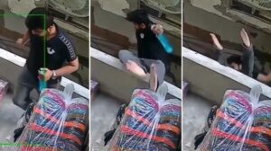 Viral Rooftop Fall Video Sparks Safety Concerns, Leaves Viewers Asking: Did He Survive?