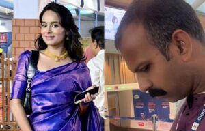 Viral Video: Influencer Claims CRPF Officer Secretly Snapped Her Pics at Delhi Airport, Sparks Buzz Online