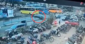 Viral Video: New Car Loses Control On Pune-Nashik Highway In Bhosari, No Injuries Reported