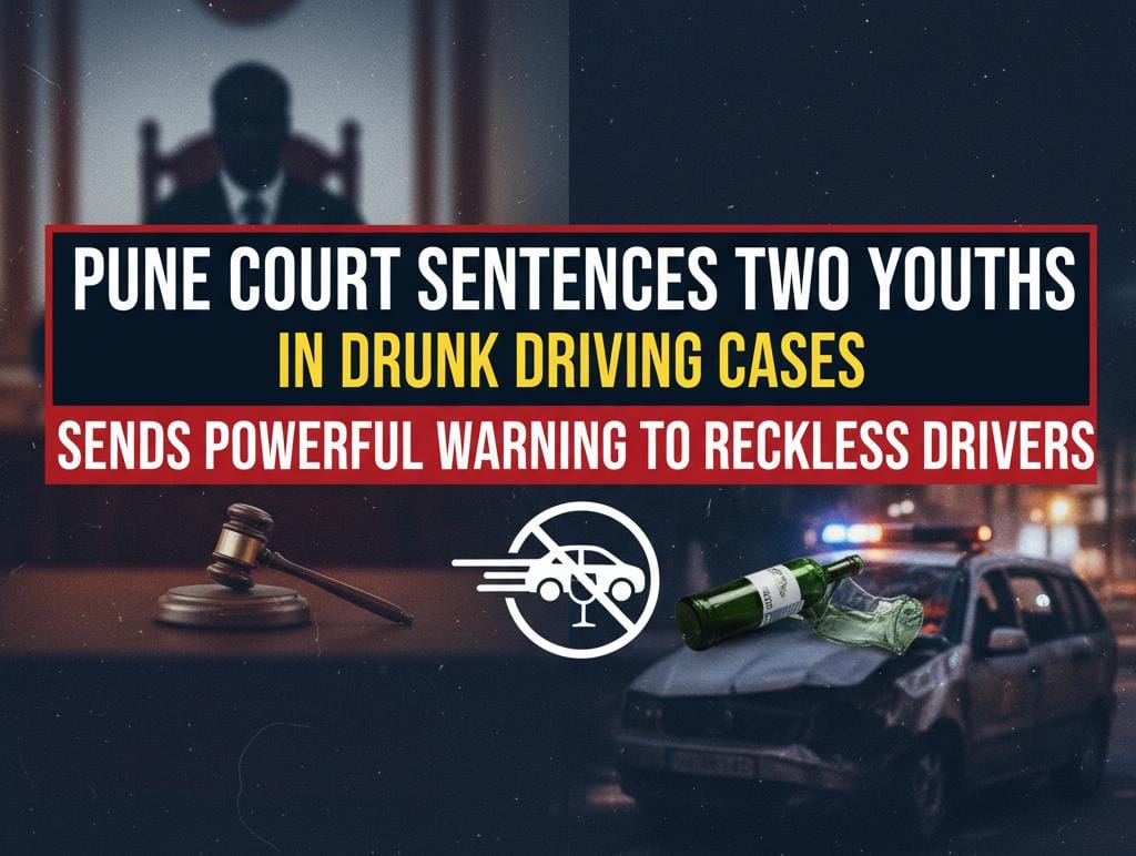 Pune Court Sentences Two Youths In Drunk Driving Cases, Sends Strong Warning to Reckless Drivers