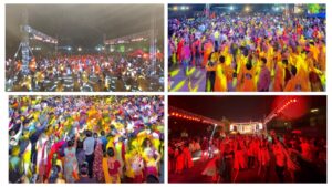 Pune: ShivSwarajya Pratishthan’s Dandiya Nights Draw Massive Crowd In Wanowrie