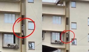 Dombivli Tragedy captured on Cam: 21-Year-Old Youth Jumps to Death from 11th Floor After Love Dispute