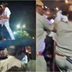Viral Video: Drunken Youth (22) and minor Girl (17) Climb Police Jeep in Kota, when Caught allegedly trying to Elope, Create High-Voltage Drama