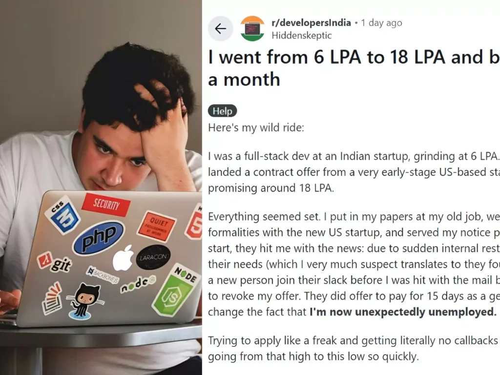 Viral Post: Techie Earning ₹11 LPA Questions Pay After New Hire Joins at ₹18 LPA, Sparks Debate