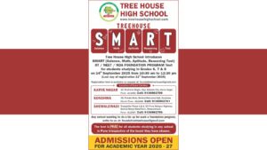 Pune: Tree House High School Launches SMART Test for IIT/NEET/NDA Foundation Program