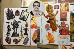 Pune: 83-Year-Old Wanowrie Woman Compiles Thousands Of Ganesha Pictures Across 18 Albums