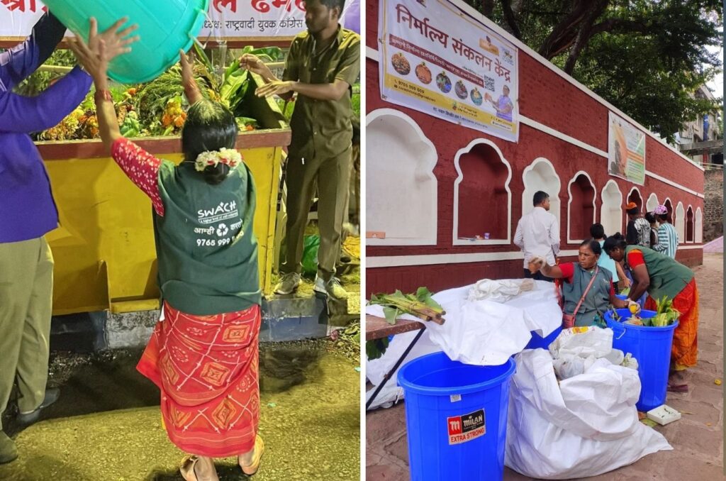 Pune: 400 SWaCH Waste Pickers Collect 114 Tons Of Nirmalya Through "Nirmalya to Nisarg" Initiative During Ganpati Festival