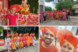 Pune: Mangowoods Society In Pisoli Bids Farewell To Lord Ganesha With Grand Visarjan 