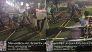 Pune: PMC Launches Crackdown On Illegal Posters In NIBM Annexe And Mohamadwadi