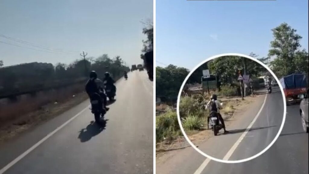 Watch Video Exposing Scam on Mumbai-Pune Highway: Bikers Trick Drivers into Fake Puncture Repairs
