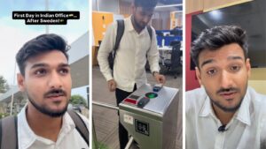 Watch: Techie Compares First Day in Pune Office After Moving Back from Sweden; Highlights Infrastructure and Work Culture Differences