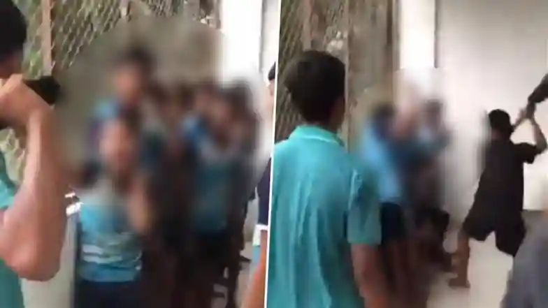 Kolhapur Hostel Ragging Horror: Viral Video Shows Minor Boys Beaten With Belt and Bat