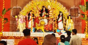 Pune: Bangiya Samsad Nagar Road In Viman Nagar Celebrates 21 Years Of Durga Puja, Gears Up For Sindhur Khela