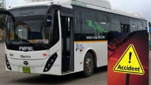 Pune Accident: Two Killed, One Critically Injured As Speeding PMPML Bus Collides with Bike In Old Katraj Ghat