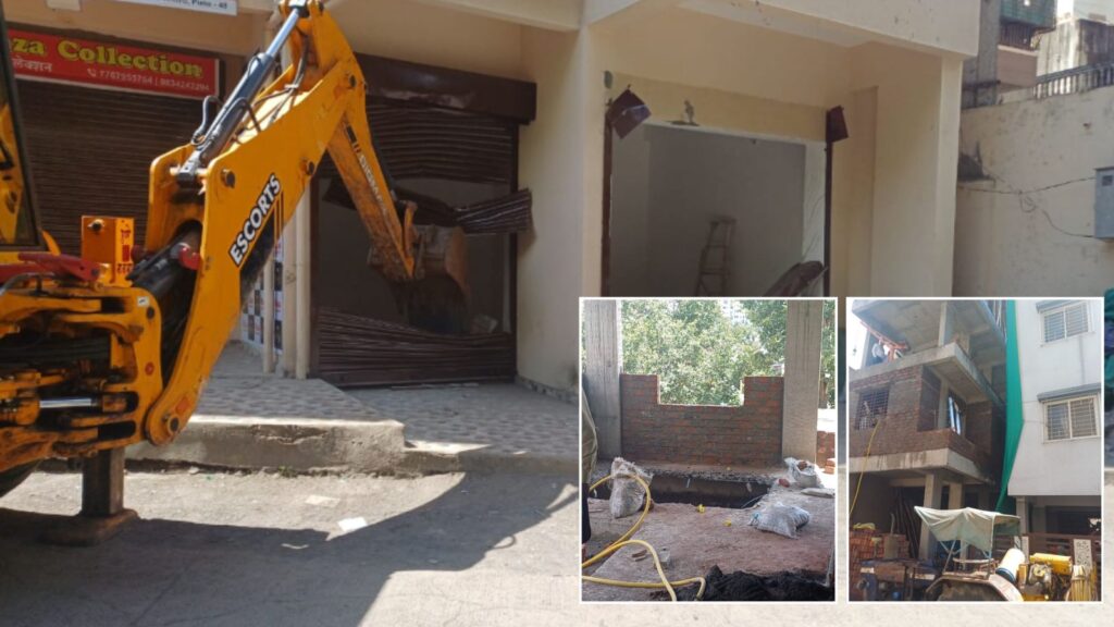 Pune: PMC Demolishes Two Unauthorized Buildings In Kondhwa