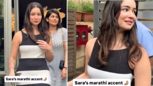 Watch Sara Tendulkar’s Marathi Moment Goes Viral; Netizens Adore Her Charm