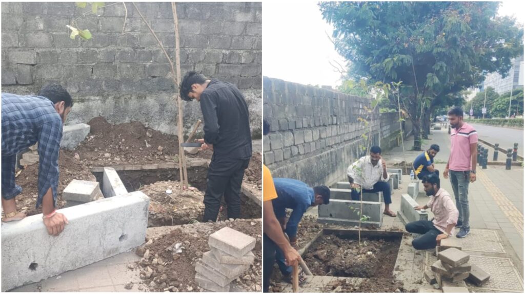 Pune: PCMC Begins Footpath Beautification Work From Kalewadi Chowk To Ambience Hotel Road