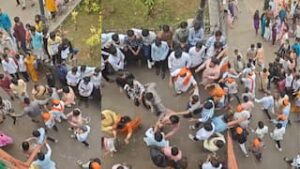 Pune Video: Diwali Pahat Celebration at Sarasbaug Turning Violent After Clash Between Two Groups