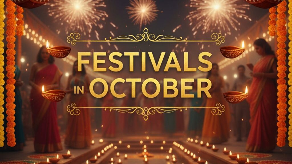 October 2025 Festivals Calendar: Dussehra Today, Diwali and Karwa Chauth Dates Revealed