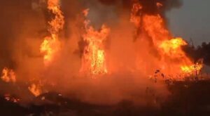 Pune: Swift Response By PCMC Fire Brigade Contained Major Blaze In Nehru Nagar Scrap Yard