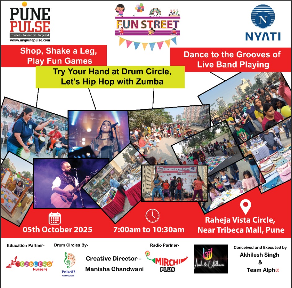 Pune: Just Three Days Left for Fun Street 2025 – NIBM Annexe Set to Host Double the Entertainment