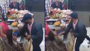 Pune: Thief Caught On CCTV Snatching Woman’s Gold Chain In Warje Grocery Shop; Supriya Sule Slams City’s Failing Safety Measures