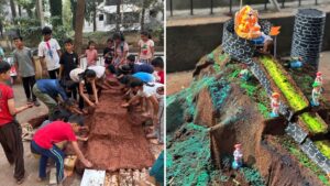 Pune: Sanskriti Society Revives Maratha Legacy Through Fort Making Tradition In Wakad