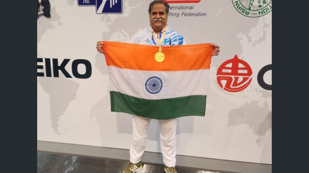 Pune: Wanowrie Resident Deepak Sharma Wins Two Gold Medals At Asian Bench Press Championship 2025 in Hong Kong