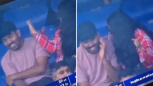 Cricket Drama: Girl Playfully Slaps Boy During IND vs WI 2nd Test, Sparks Social Media Frenzy