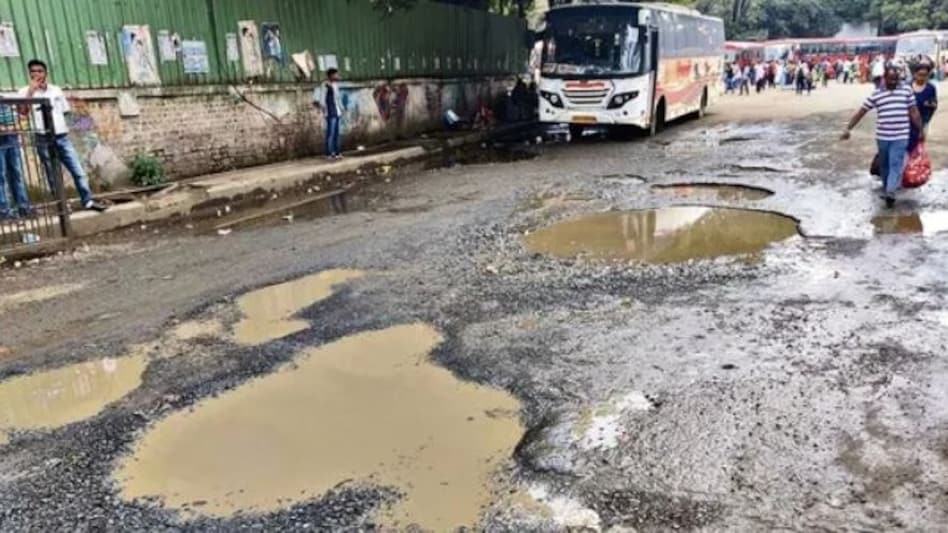 Motorist Fixes Car After Service, Then Pothole Wrecks It: Bengaluru’s Road Woes Highlighted
