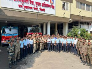 Pune News: Defence Personnel From Dehu Road Participate In Joint Training Session with PCMC Fire Brigade
