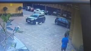 Mumbai: 7 Year Old Boy Run Over by Car Driven by Society Secretary’s Wife in Malad; Video Goes Viral