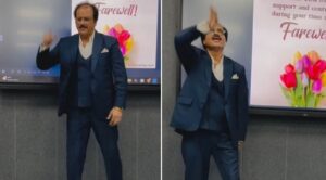 Math Teacher Turns ‘Rockstar’ at Farewell Event with Electrifying Dance Performance