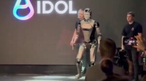 Watch: Russia’s First AI Humanoid Robot Trips On Stage, Video Goes Viral