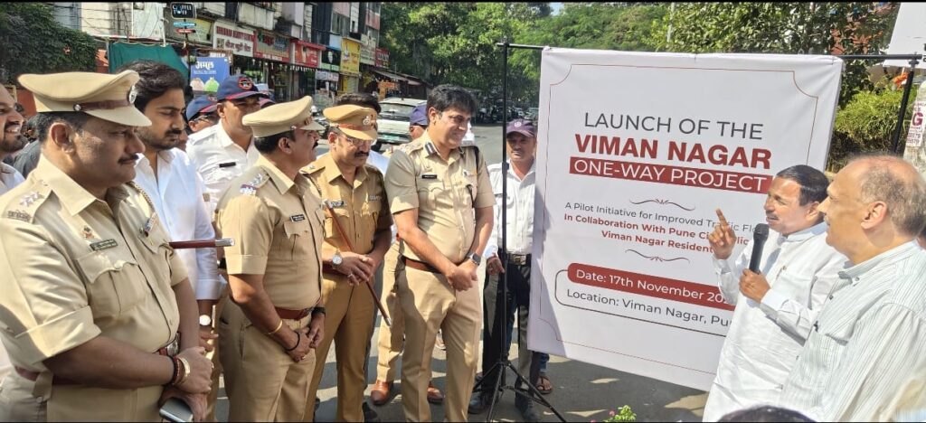 Pune: Viman Nagar’s Long-Awaited One-Way Traffic System Finally Becomes A Reality