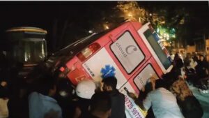Tragic Incident Video: Speeding Ambulance Jumps Red Signal, Kills Couple on Scooter in Bengaluru