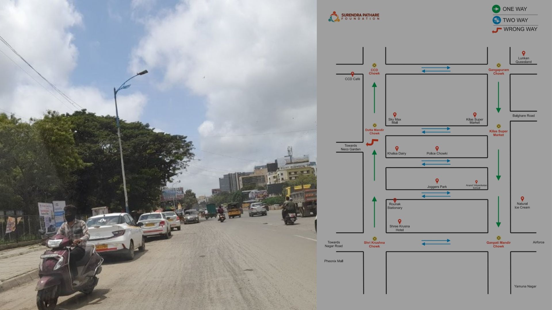 Pune Viman Nagar Citizens Strongly Object To New One Way Plan List Punepulse 169 2025 11 
