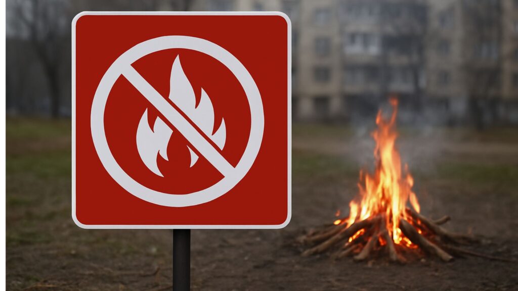 Bonfires Strictly Banned, Heavy Penalties for Anyone Violating PMC Order
